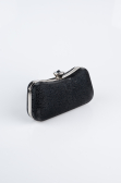 Sac de Soirée Luxe A motifs Noir SH855