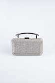 Sac de Soirée Luxe A motifs Platine SH857
