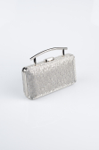 Sac de Soirée Luxe A motifs Platine SH857