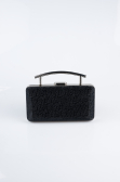 Sac de Soirée Luxe A motifs Noir SH857