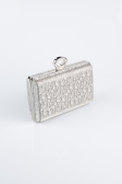 Sac de Soirée Luxe A motifs Platine SH858