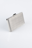 Sac de Soirée Luxe A motifs Platine SH859
