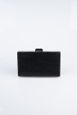 Sac de Soirée Luxe A motifs Noir SH859