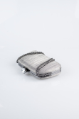 Sac de Soirée Luxe Coupe Au Laser Platine SH860