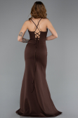 Robe de Soirée Longue Brun ABU5506