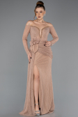 Robe de Soirée Longue Dantelle Pelure D'oignon ABU5509