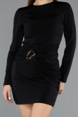 Robe de Cérémonie Courte Noir ABK2484
