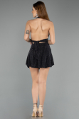 Robe de Cérémonie Mini Noir ABK2490