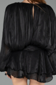 Tenue de Soirée Mini Mousseline Noir ABK2499