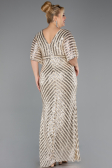 Robe De Soirée Grande Taille Longue Vison ABU2309