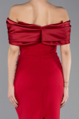 Robe De Soirée Midi Rouge Bordeaux ABK2501