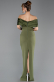 Robe De Soirée Midi Kaki ABK2501