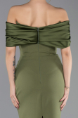 Robe De Soirée Midi Kaki ABK2501