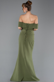 Robe de Soirée Longue Kaki ABU5559