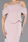 Robe de Soirée Longue Poudre ABU5559
