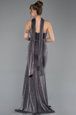 Robe de Soirée Longue Anthracite ABU5560