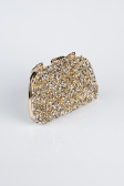 Sac de Soirée Luxe Pierreux Or SH839