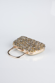 Sac de Soirée Luxe Pierreux Or SH839
