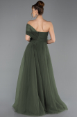Robe de Soirée Longue Kaki ABU5528