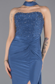 Robe de Soirée Longue Indigo ABU5564
