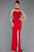 Robe de Soirée Longue Rouge ABU5564