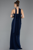 Robe de Soirée Longue Bleu Marine ABU5564