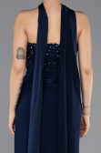 Robe de Soirée Longue Bleu Marine ABU5564