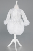 Robe de Soirée Enfants Courte Blanc ABK2503