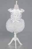 Robe de Soirée Enfants Courte Blanc ABK2502