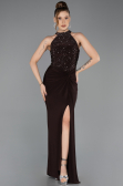 Robe de Soirée Longue Brun ABU5593