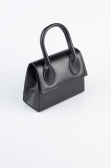Sac De Soirée Luxe Cuir Noir KC165