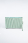Sac De Soirée Cuir Menthe KC413