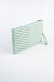Sac De Soirée Cuir Menthe KC413