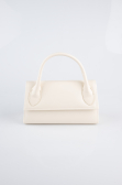 Sac de Soirée Luxe Cuir Crème KC163