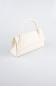 Sac de Soirée Luxe Cuir Crème KC163