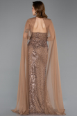 Robe de Soirée Longue Cuivre ABU5595