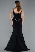 Robe Queue de Poisson Longue Noir ABU5597