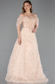 Robe de Soirée Longue Poudre ABU5611