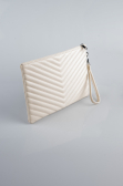 Sac De Soirée Cuir Beige KC413