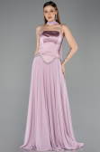 Robe de Soirée Longue Mousseline Poudre ABU5619