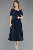 Tenue de Soirée Midi Bleu Marine ABK2523