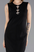 Robe De Soirée Courte Noir T2563
