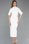 Tenue de Soirée Midi Blanc ABK2517