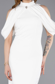 Tenue de Soirée Midi Blanc ABK2517