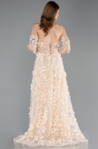 Robe de Soirée Longue Or ABU5658