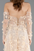 Robe de Soirée Longue Or ABU5658