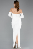 Robe de Soirée Longue Blanc ABU5629