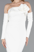 Robe de Soirée Longue Blanc ABU5629