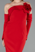 Robe de Soirée Longue Rouge ABU5629