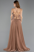 Robe de Soirée Longue Cuivre ABU5632